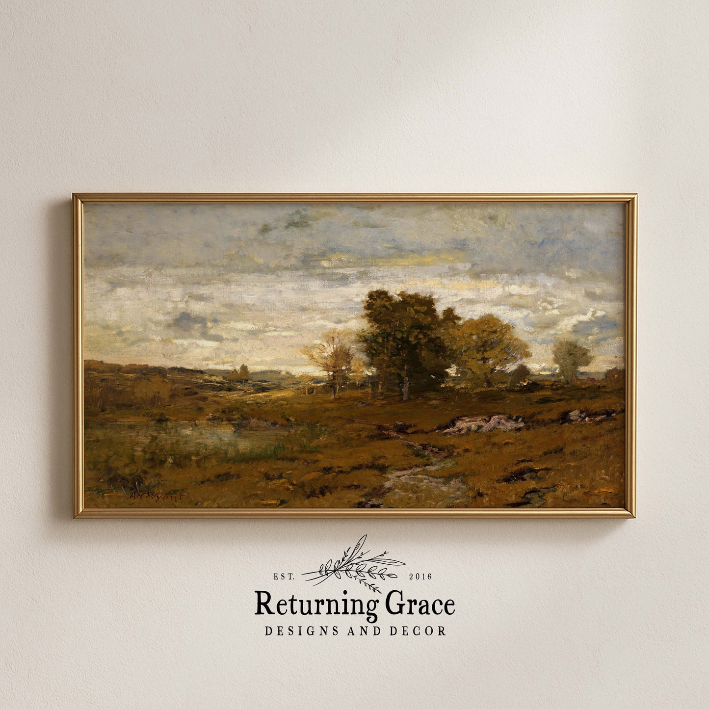 Autumn Landscape Scene TV Art