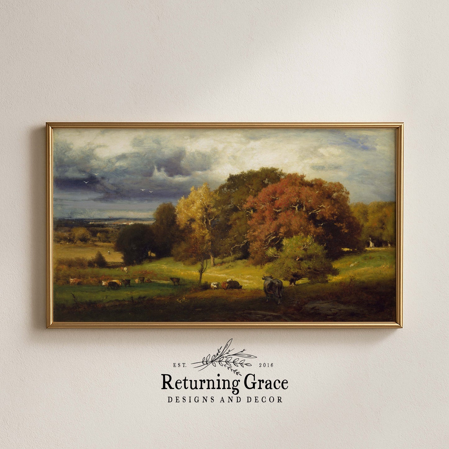 Autumn Pastures TV Art