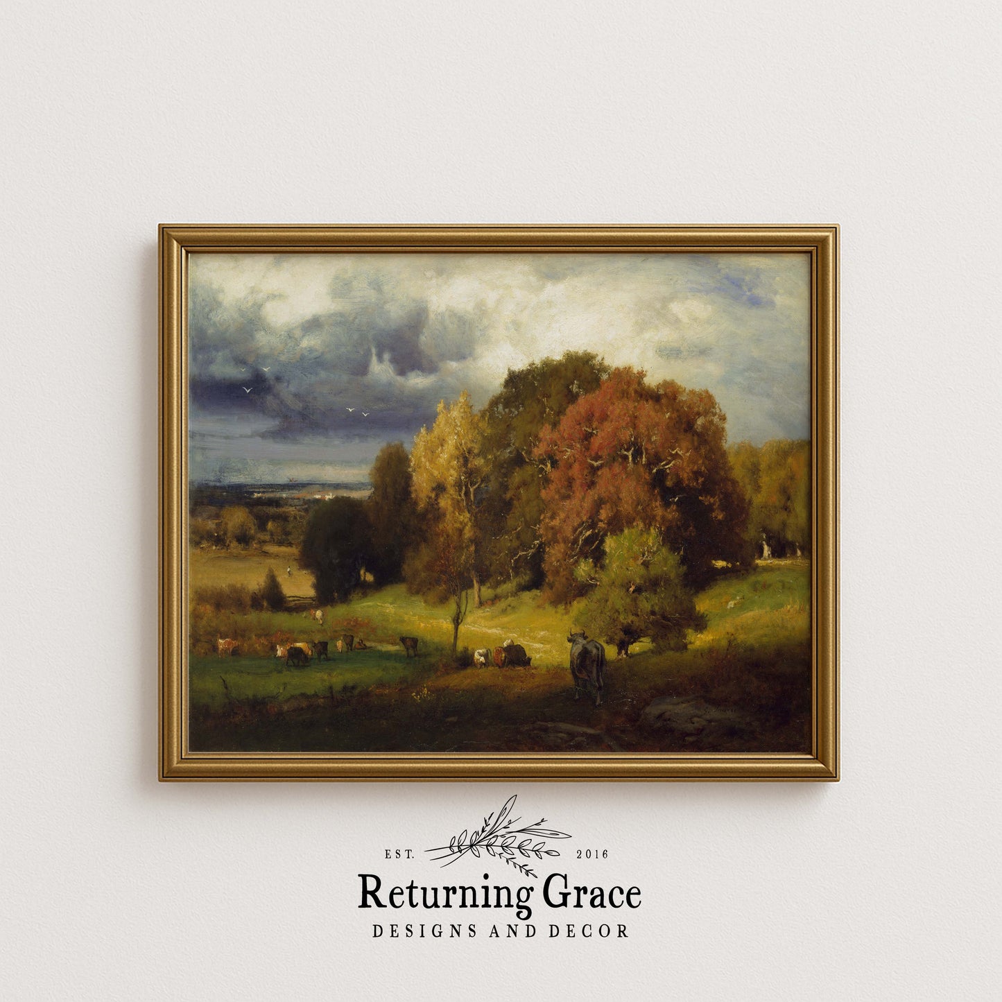 Autumn Pasture Printable Art