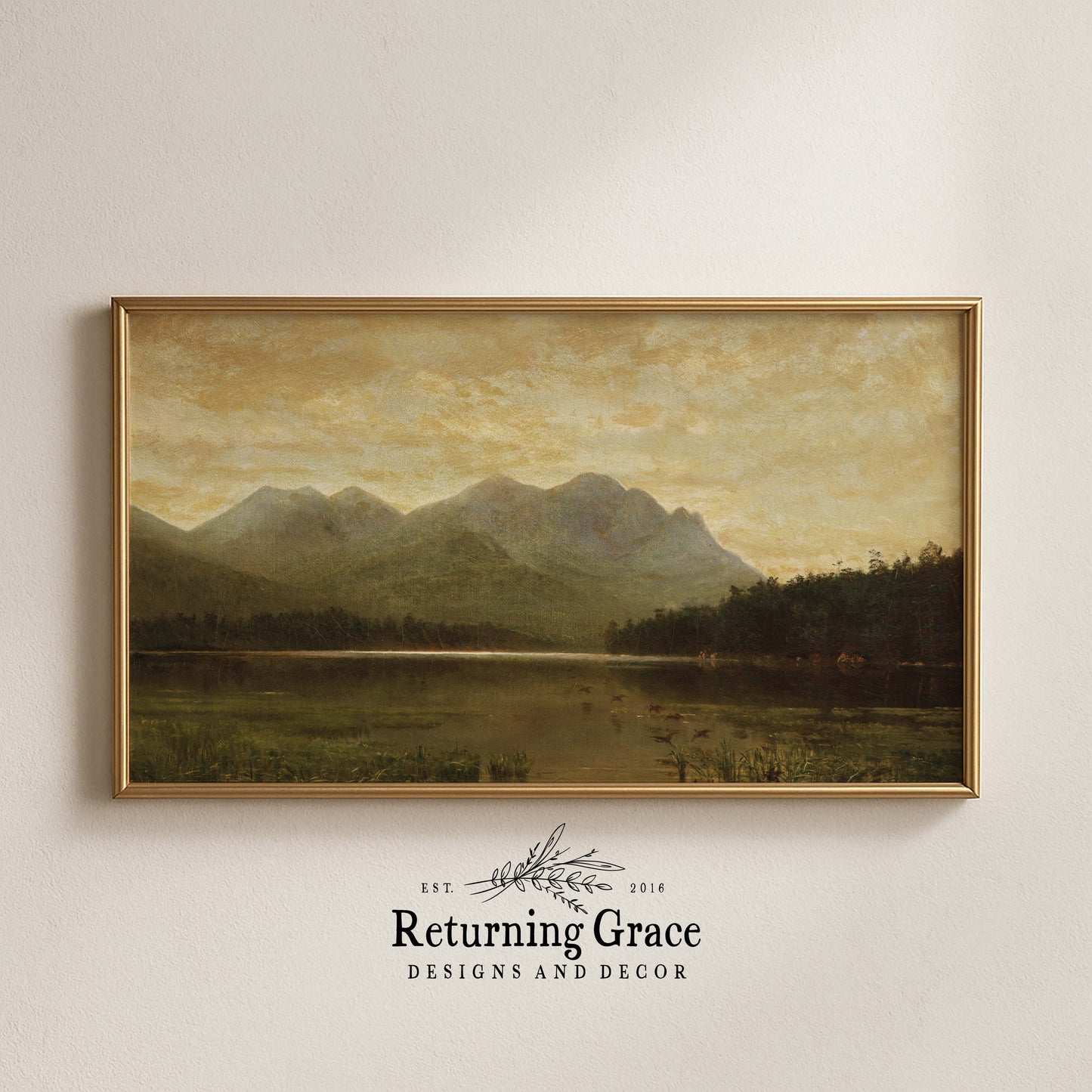 Ducks on the Pond TV Art