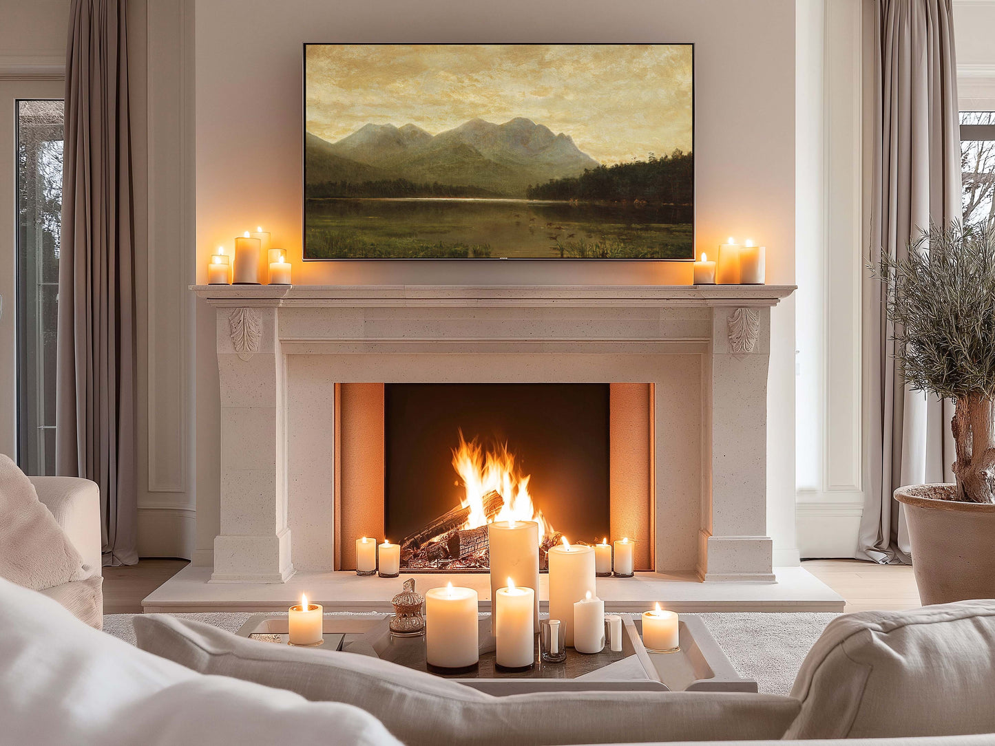 Ducks on the Pond TV Art