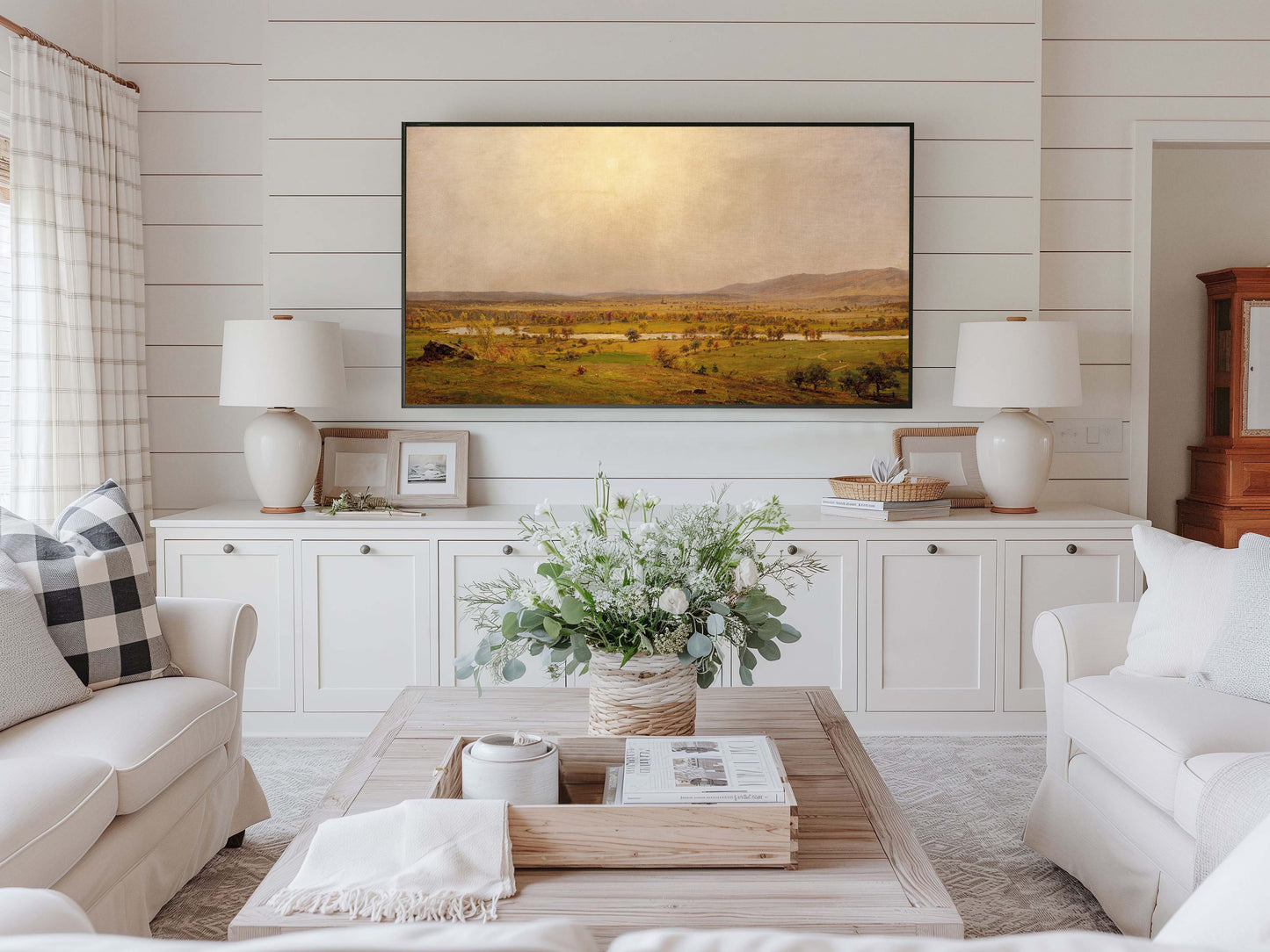 Fall Fields TV Art