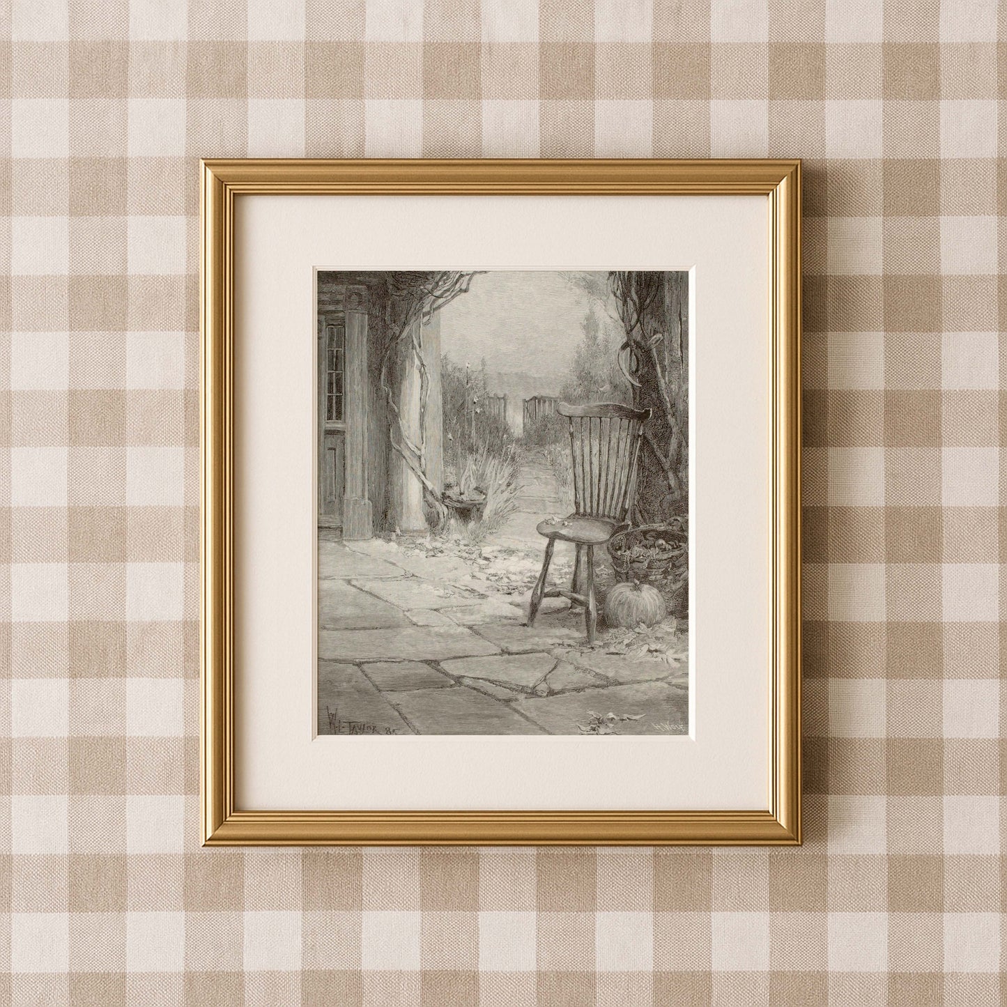 Fall Sketch Printable Art