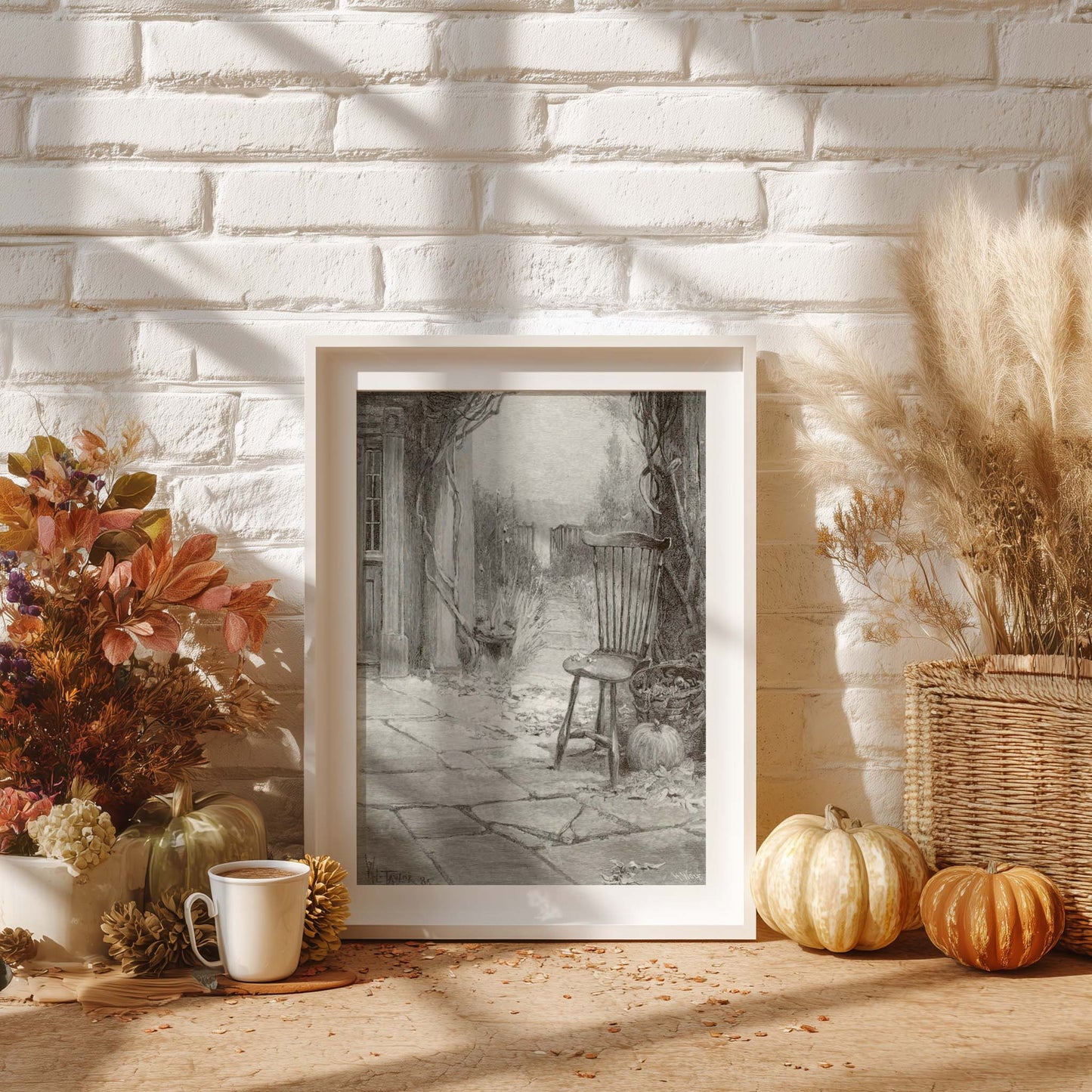 Fall Sketch Printable Art