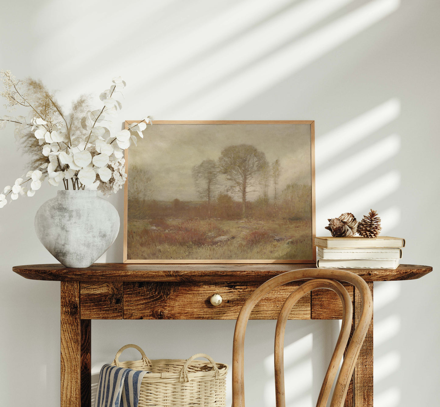 Neutral Fall Landscape Printable Art