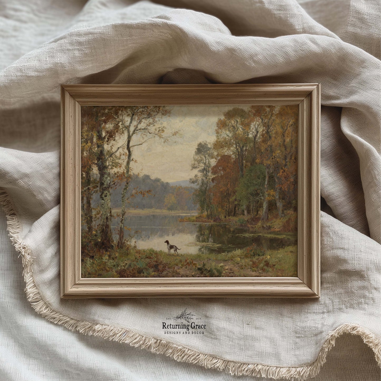 Pointer in Fall Printable Art