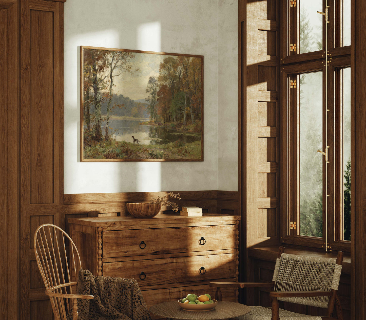 Pointer in Fall Printable Art