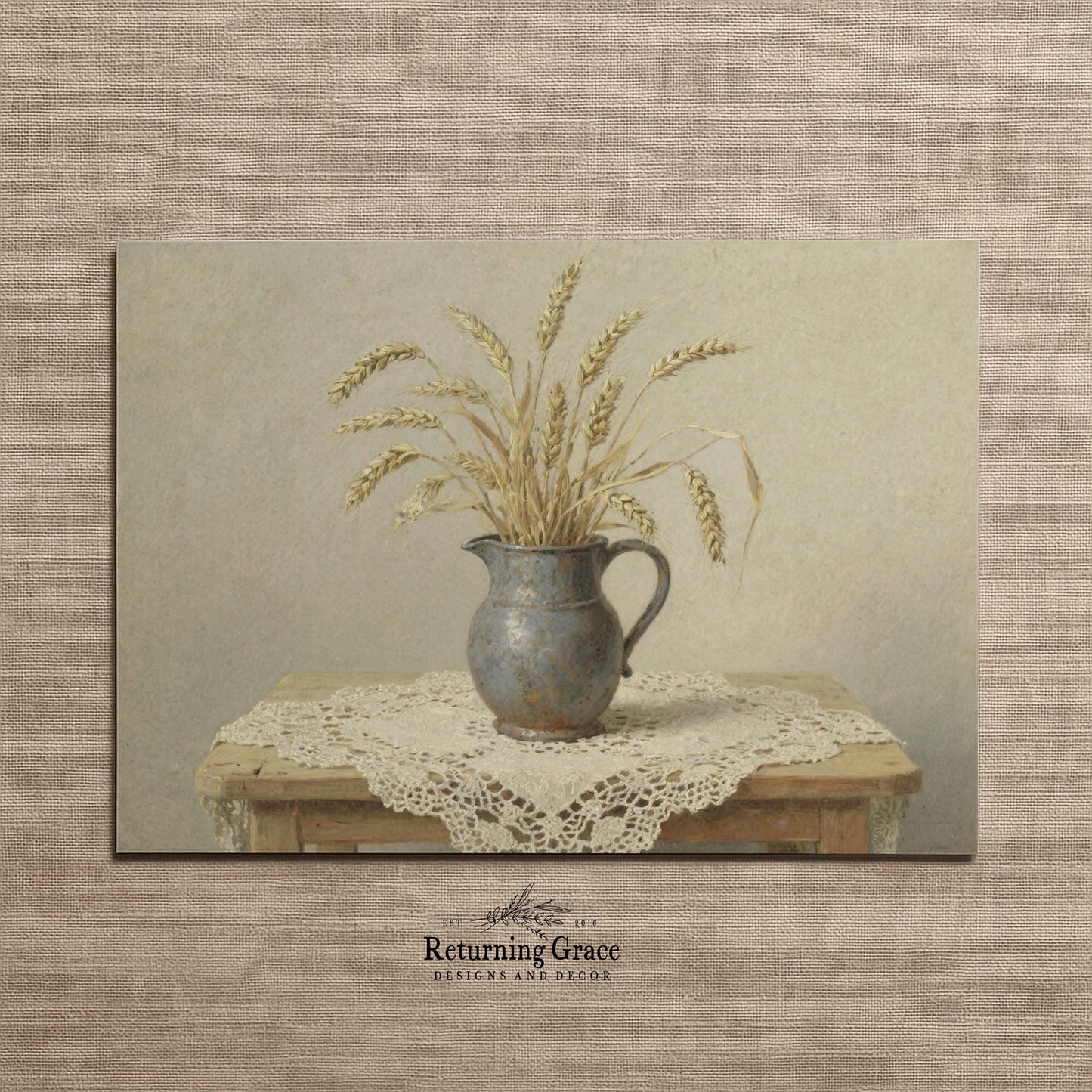 Wheat in Pitcher Printable Art