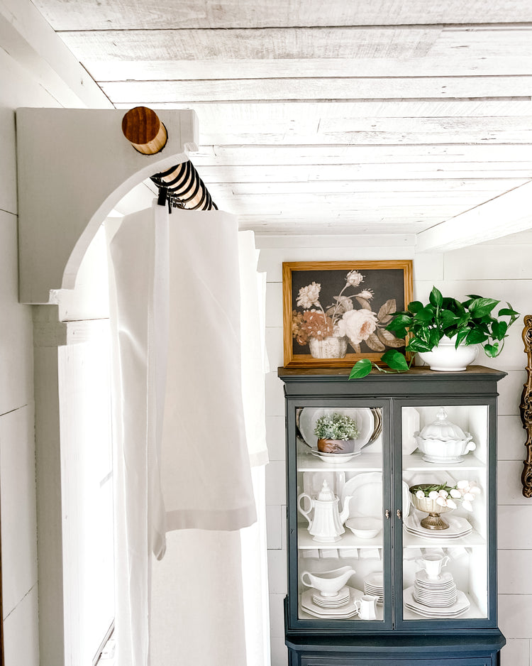 DIY Curtain Corbels and Rods – Returning Grace Designs