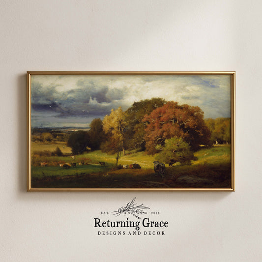 Autumn Pastures TV Art