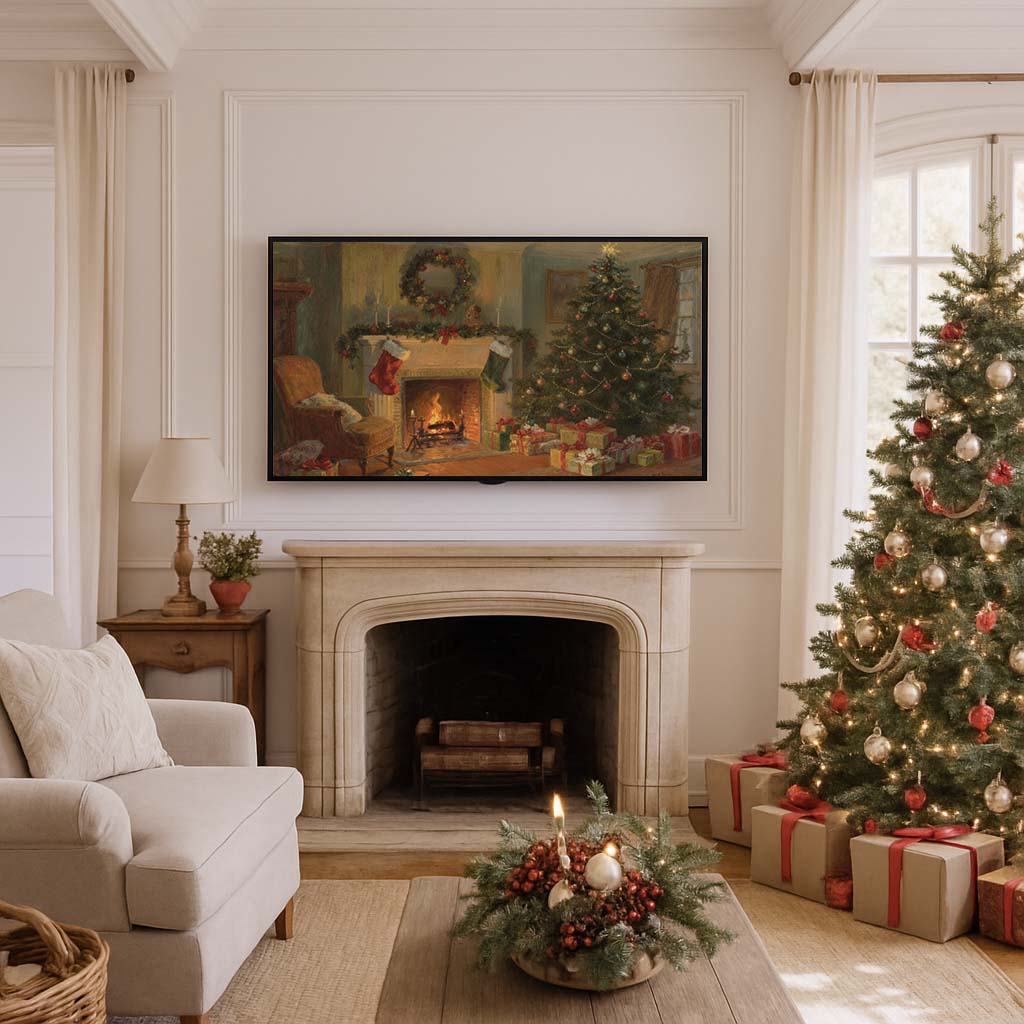 Christmas Eve TV Art