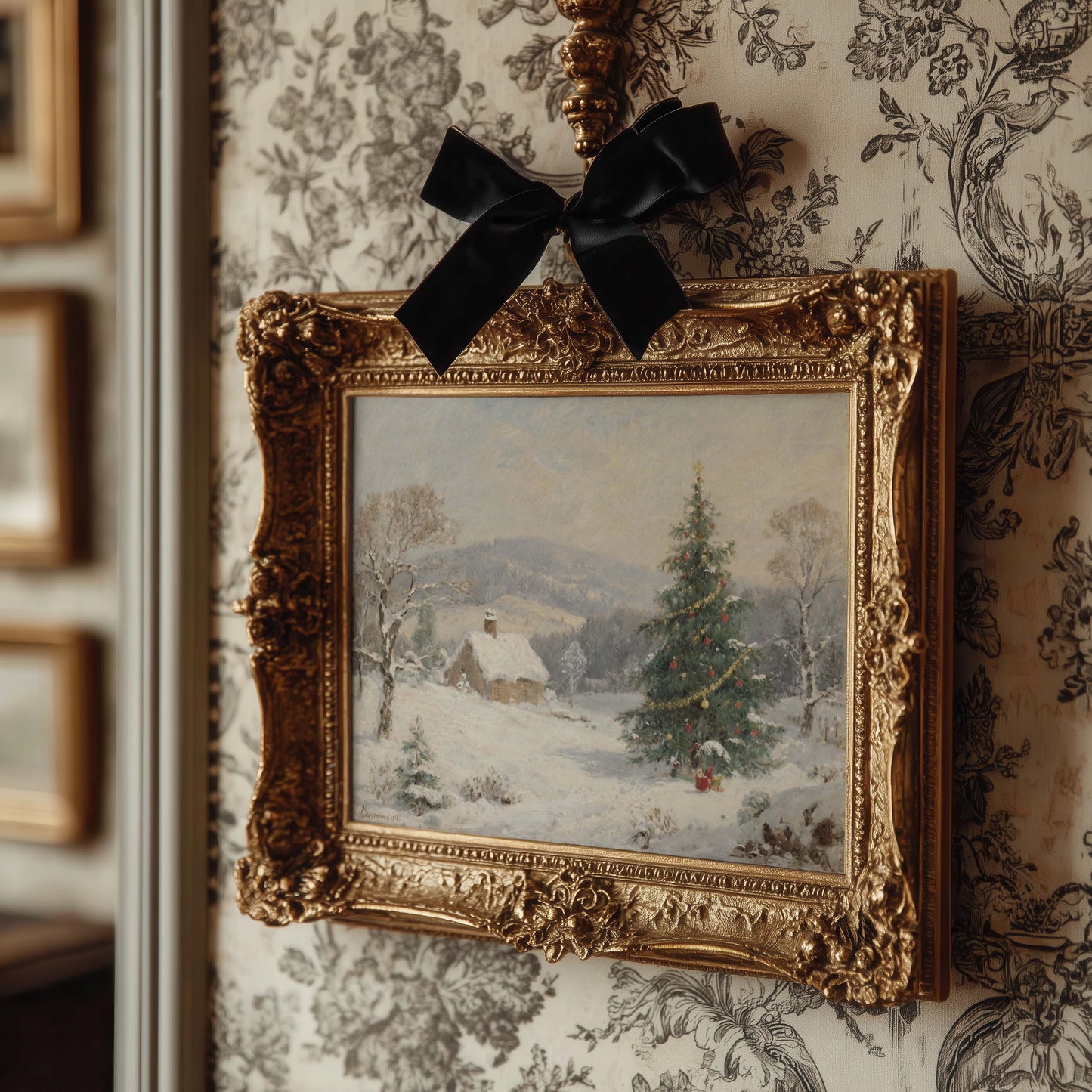 Christmas Cabin Printable Art