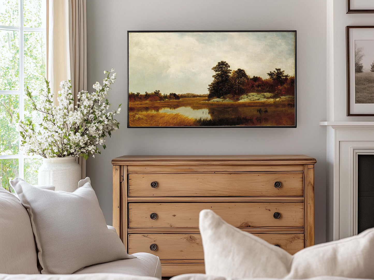 Fall Treeline TV Art
