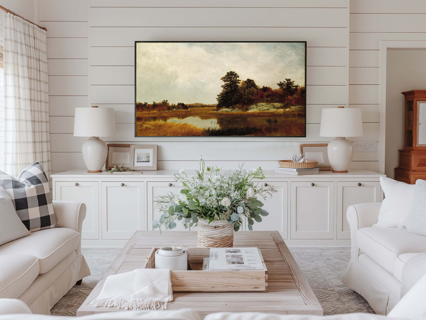 Fall Treeline TV Art