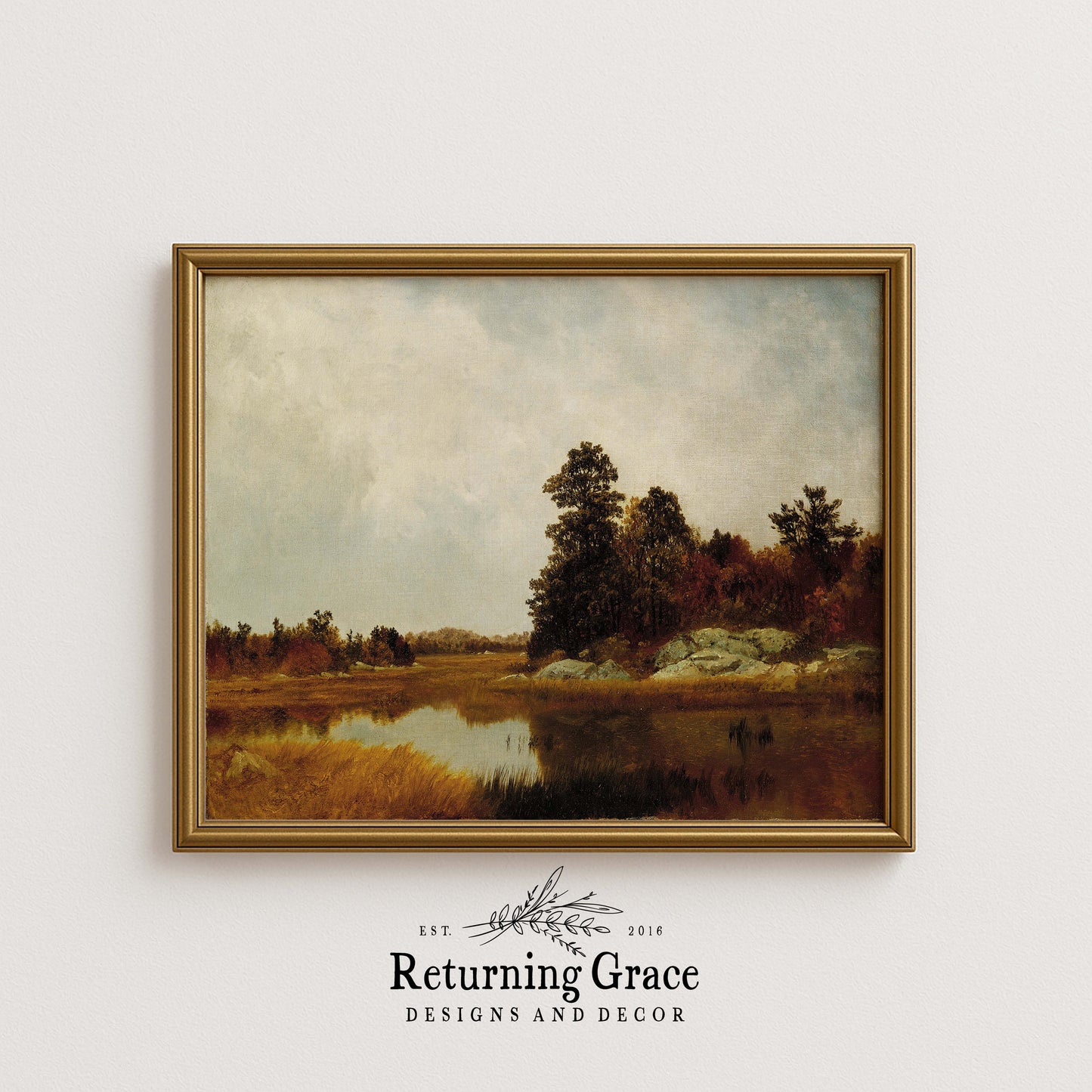 Fall Treeline Printable Art