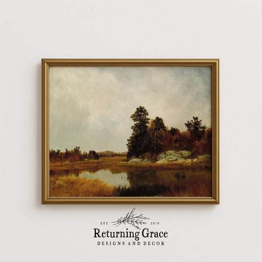 Fall Treeline Printable Art