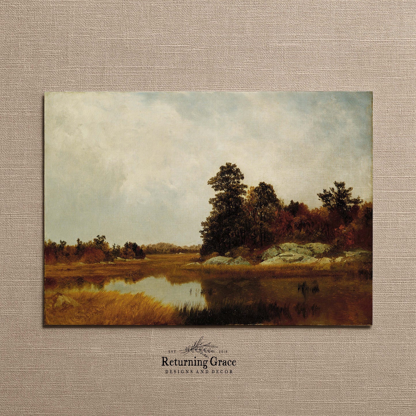 Fall Treeline Printable Art