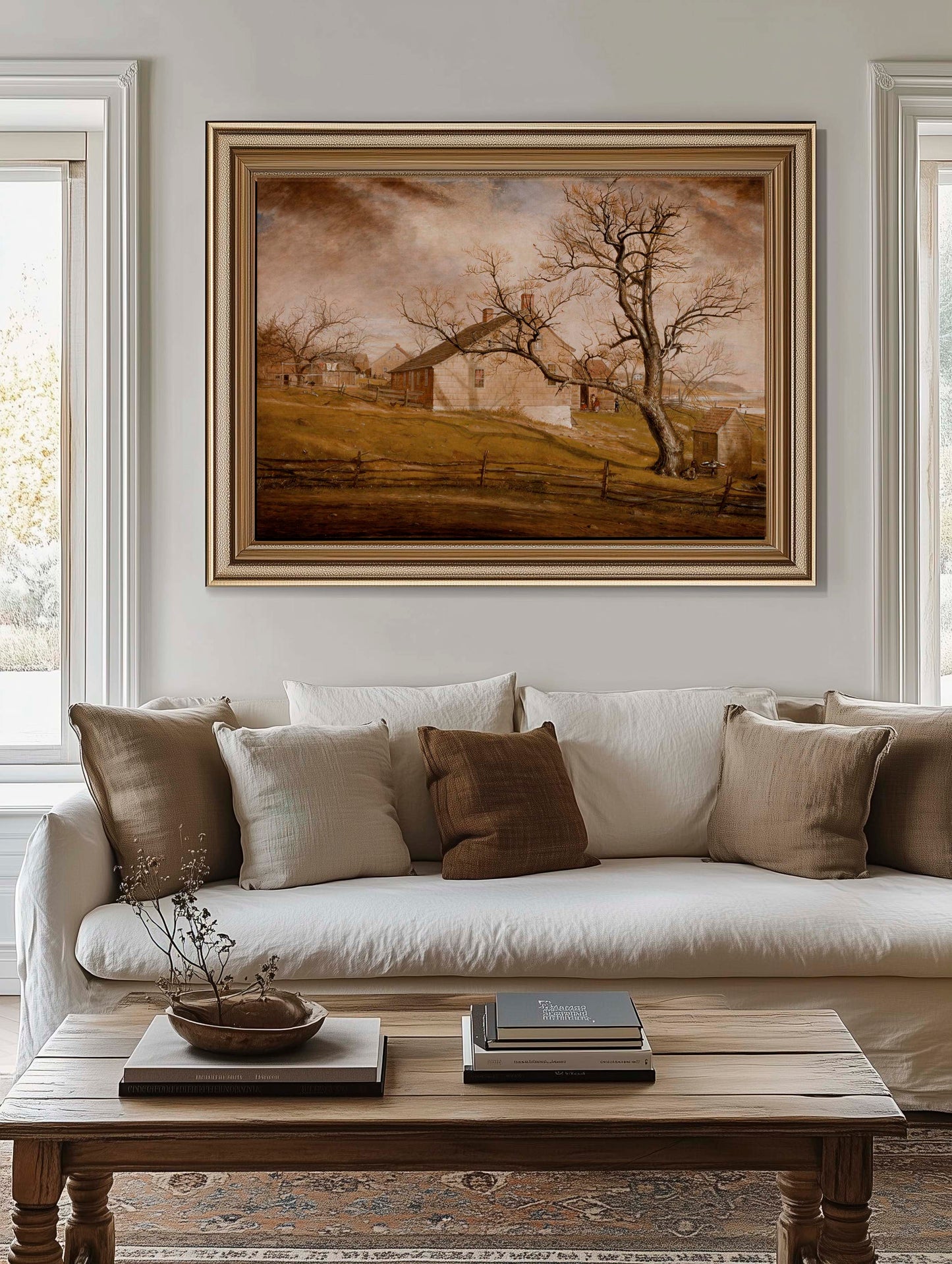 Fall at the Farmhouse  Fall Printable Art