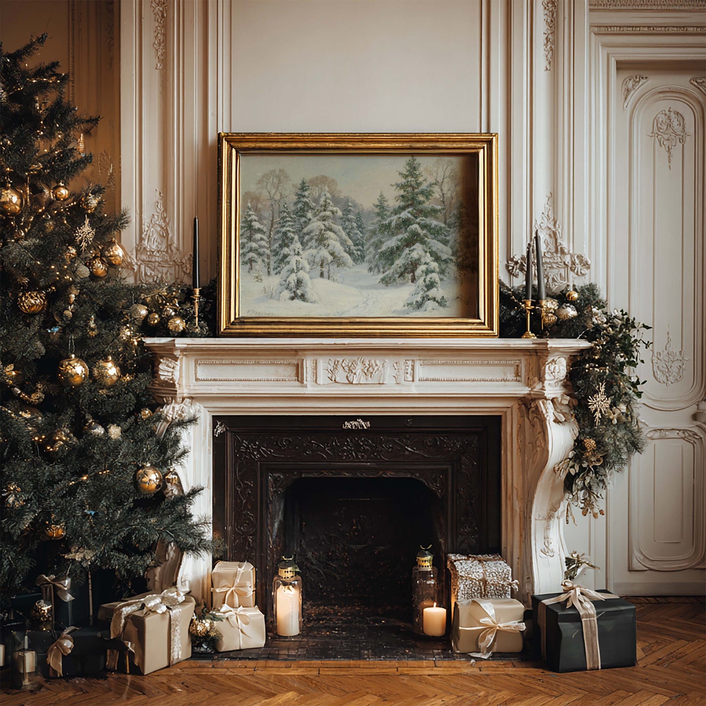 Forest in Winter Printable Art