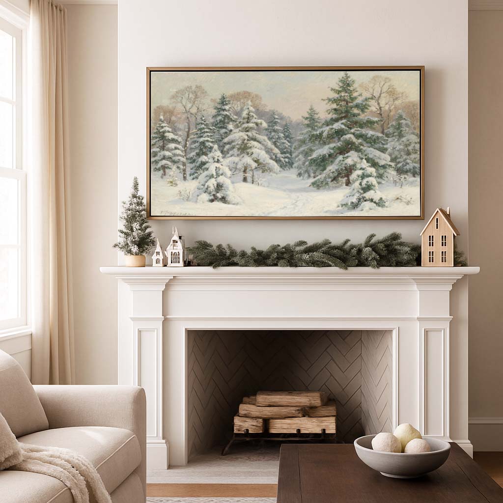 Forest in Winter TV Art