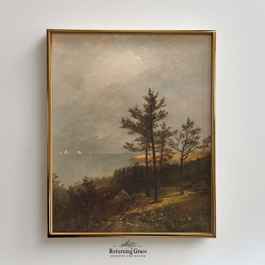 Pines by the Hudson Printable Art