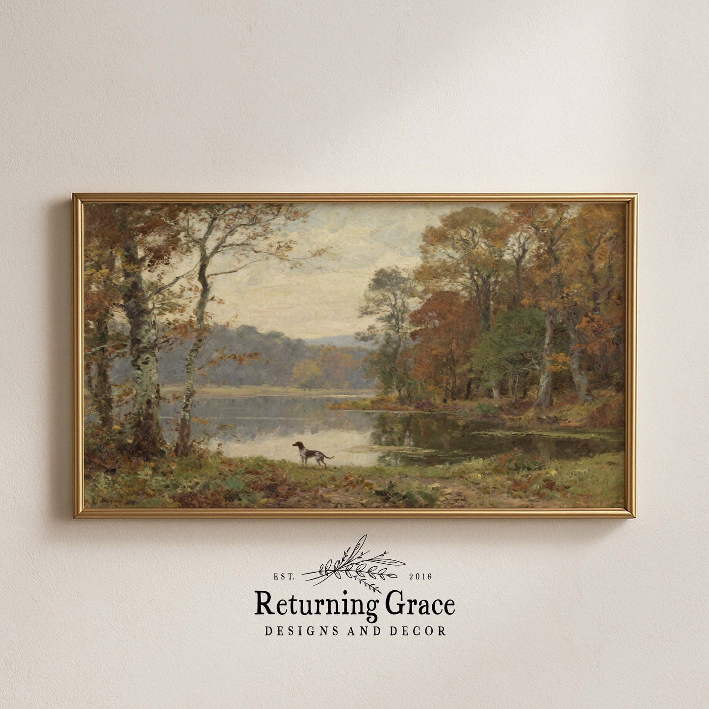 Pointer in Fall TV Art