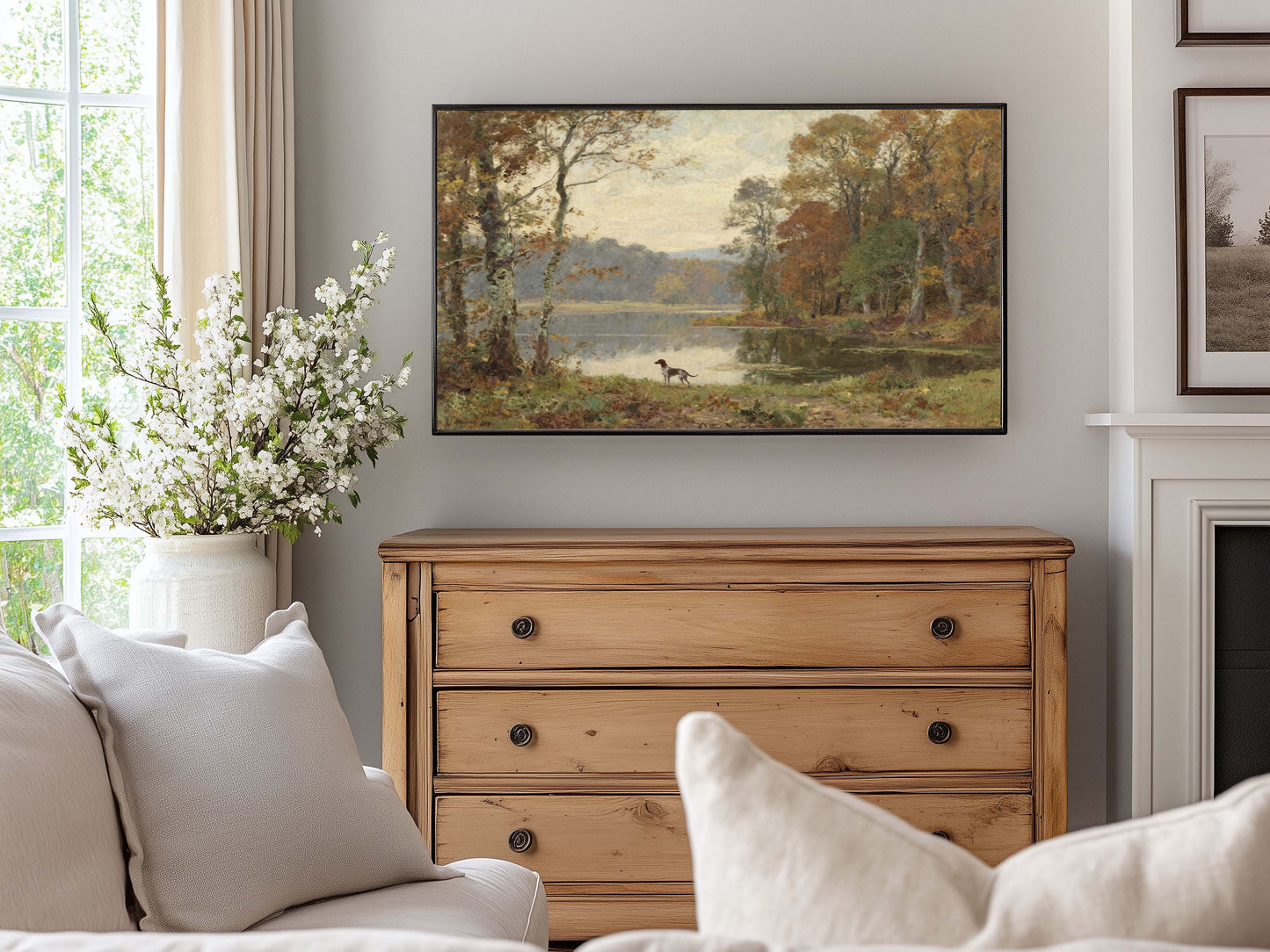 Pointer in Fall TV Art