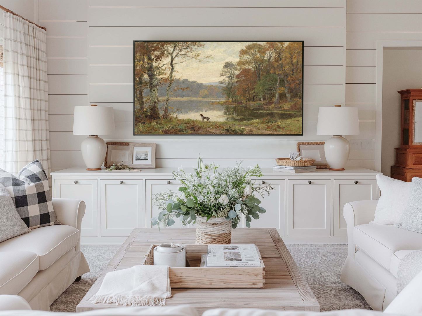 Pointer in Fall TV Art