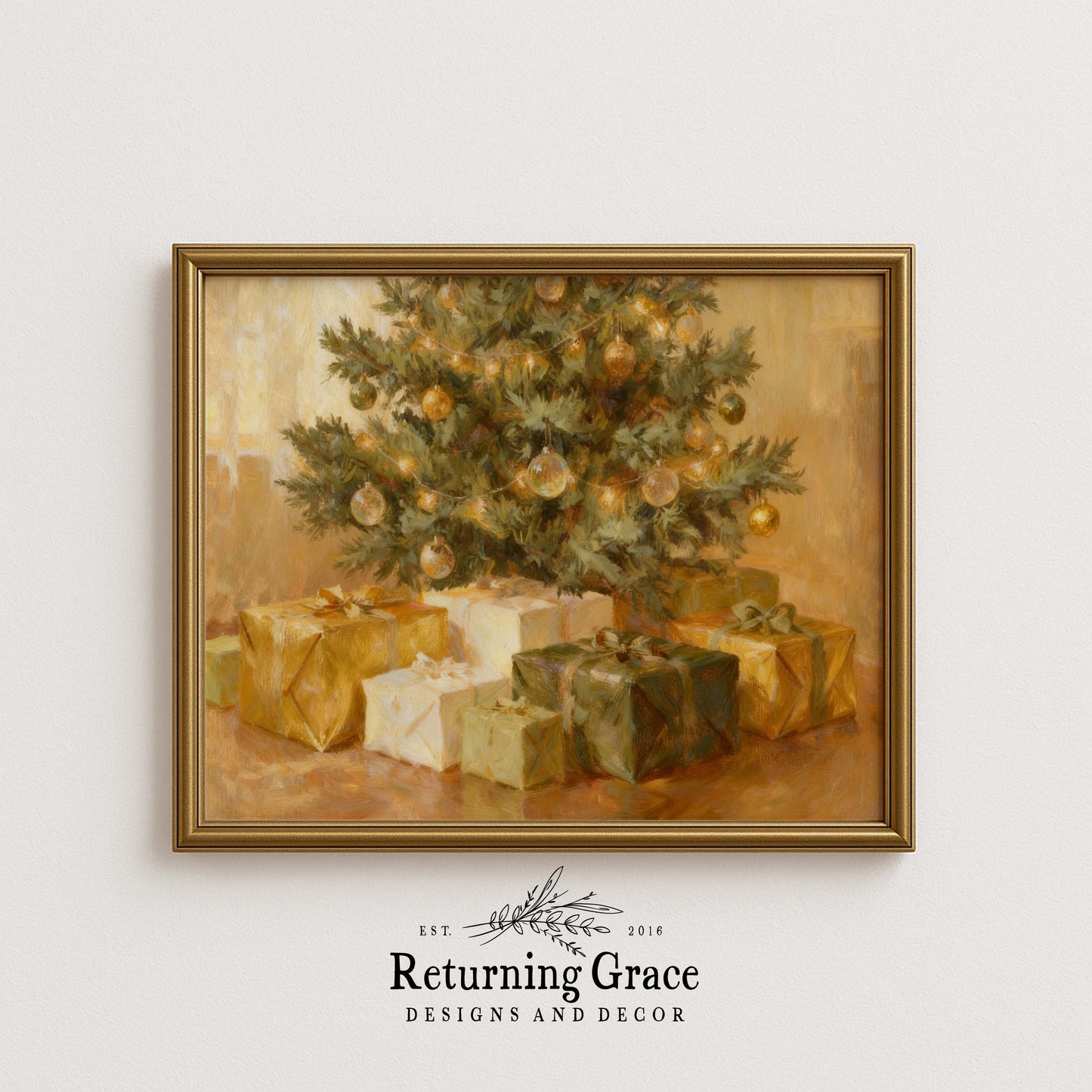 Presents Under the Tree Printable Art