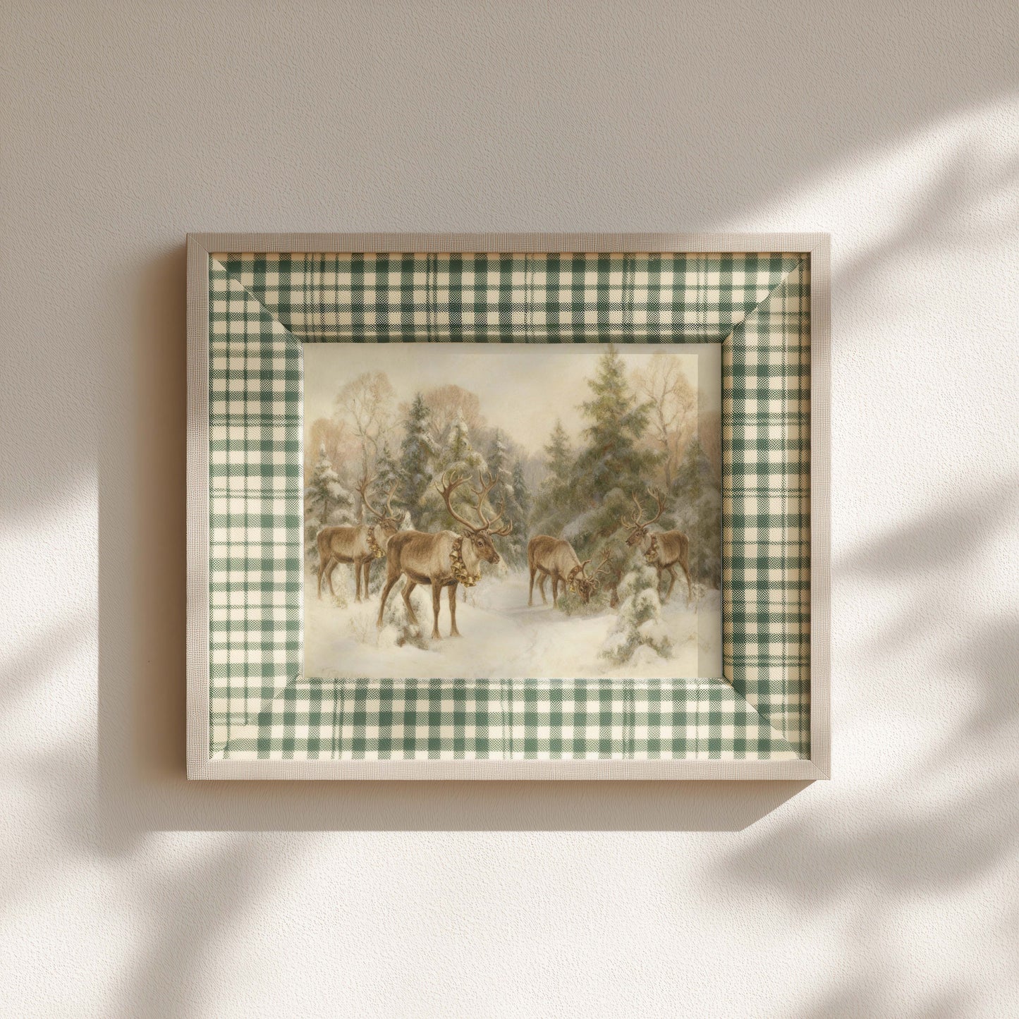 Reindeer in the Snow Printable Art