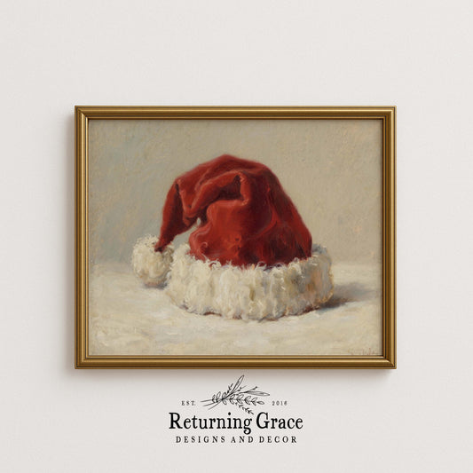 Santa Hat Printable Art