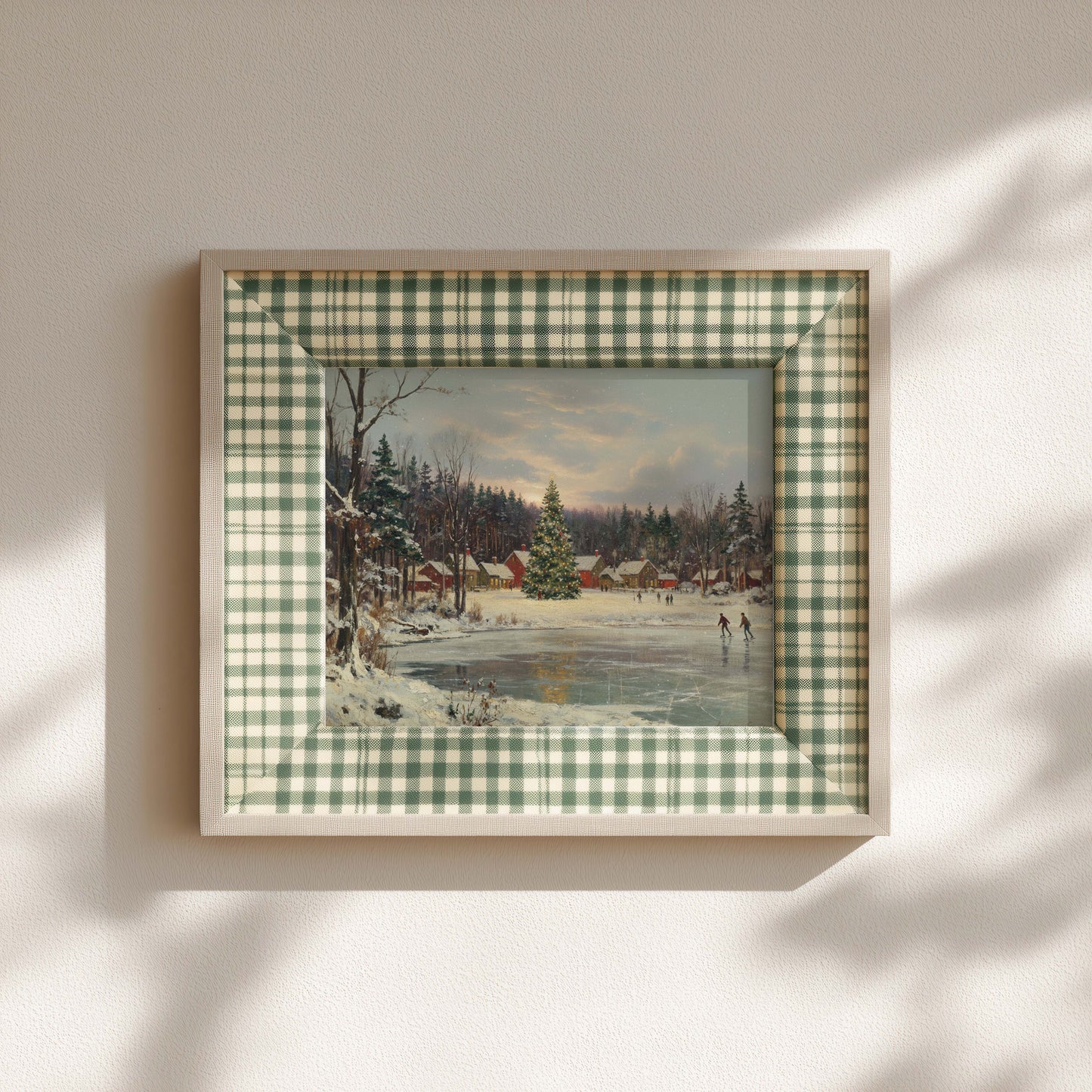 Skating at the Village Printable Art