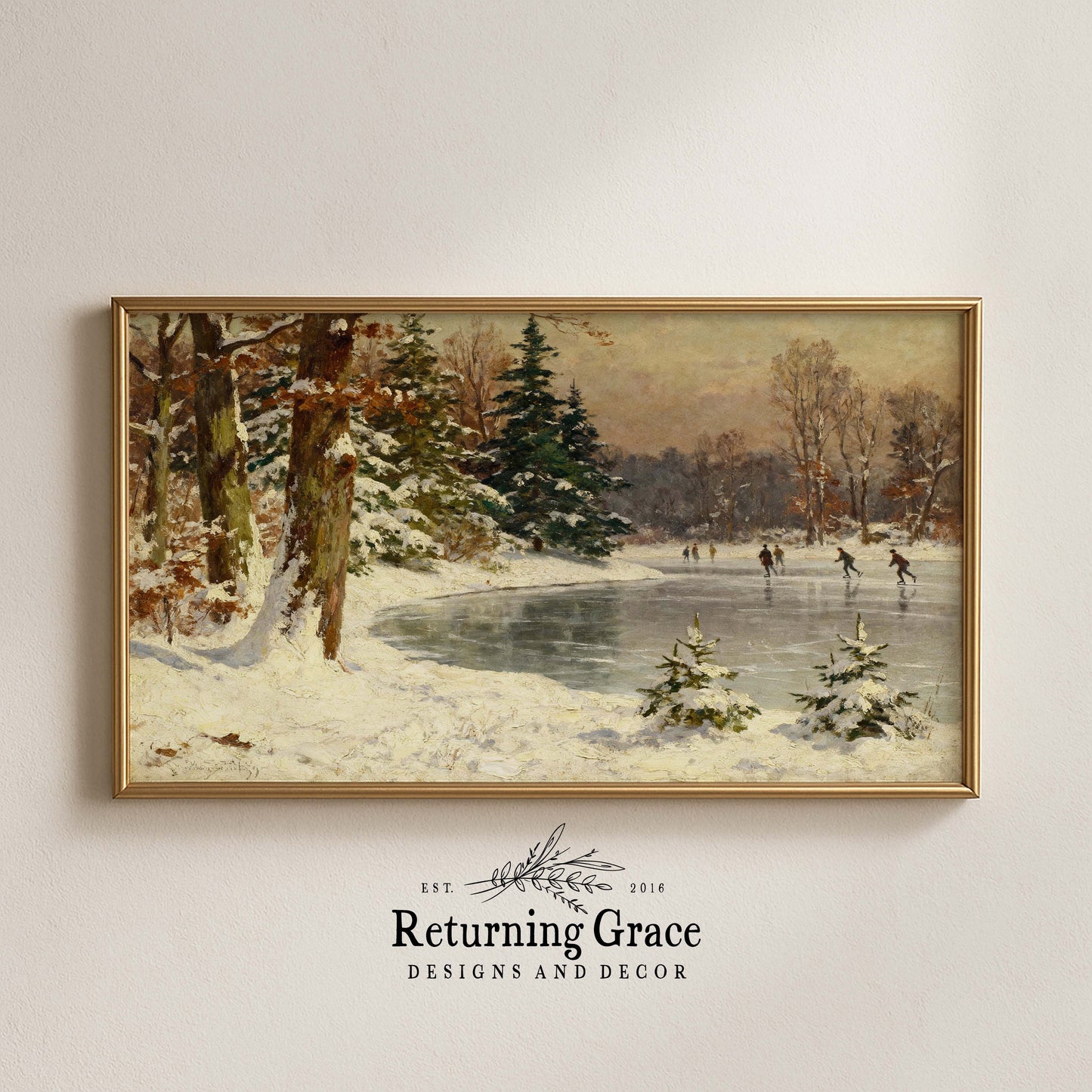 Sunday Skating TV Art