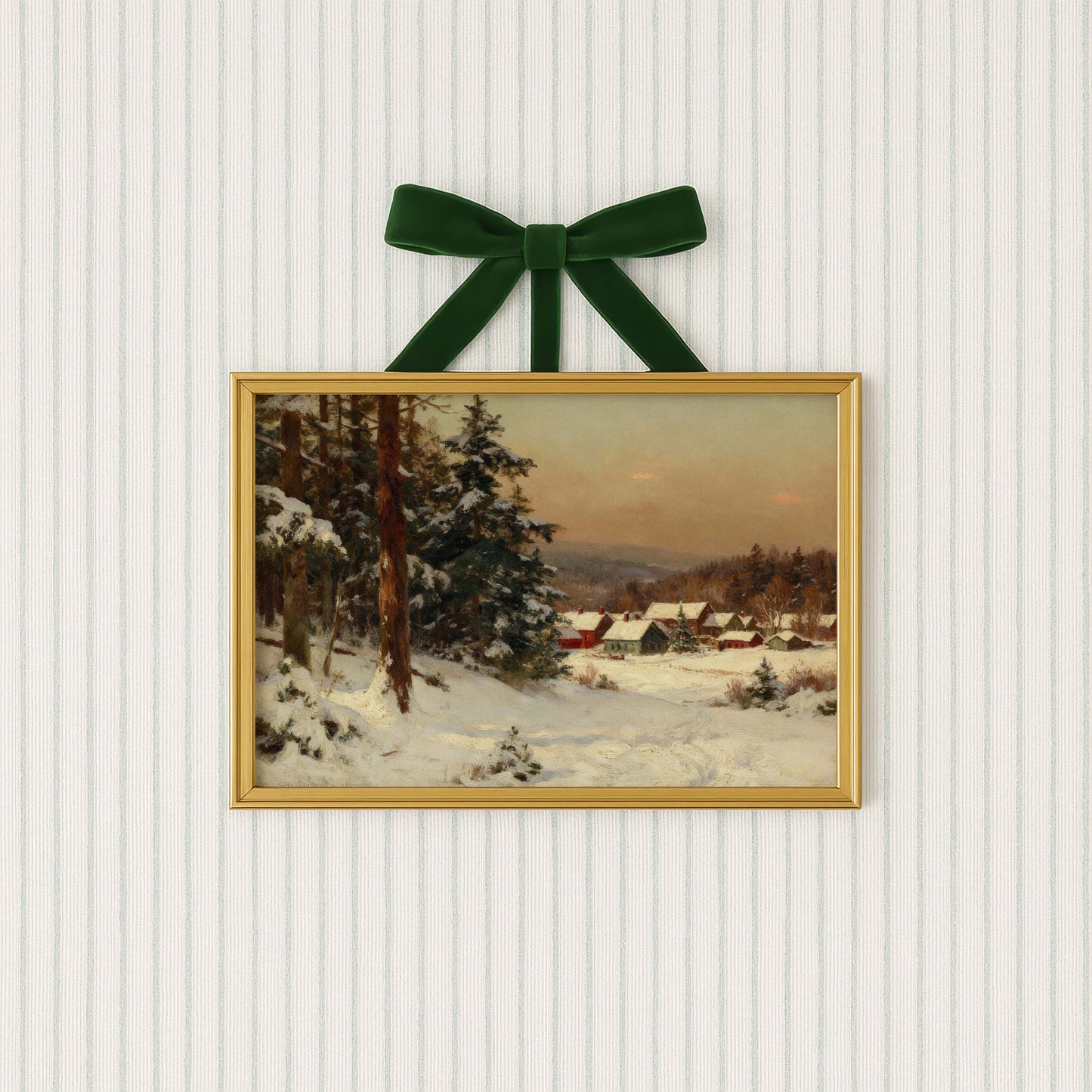 Village on the Mountain Printable Art