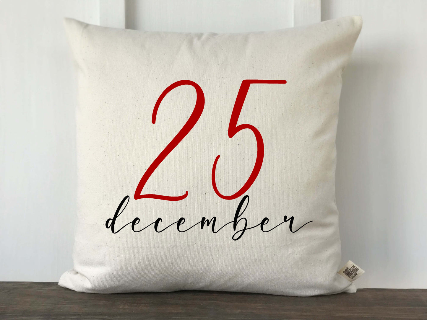 25 December Pillow Cover