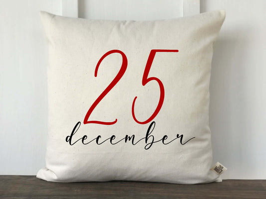 25 December Pillow Cover