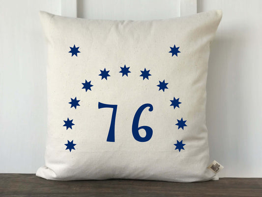Bennington Flag 76 Pillow Cover
