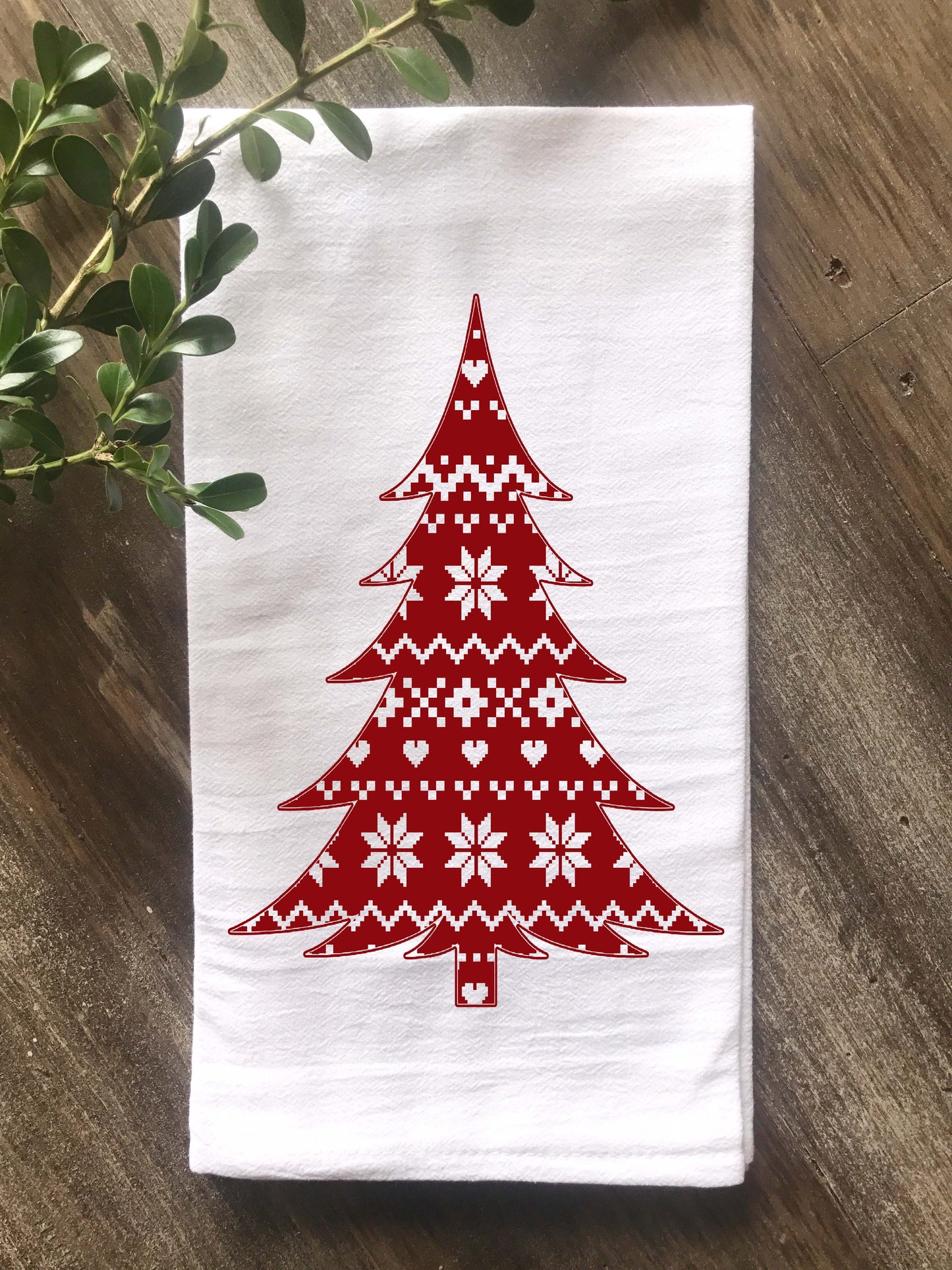 Christmas Sweater Tree Tea Towel