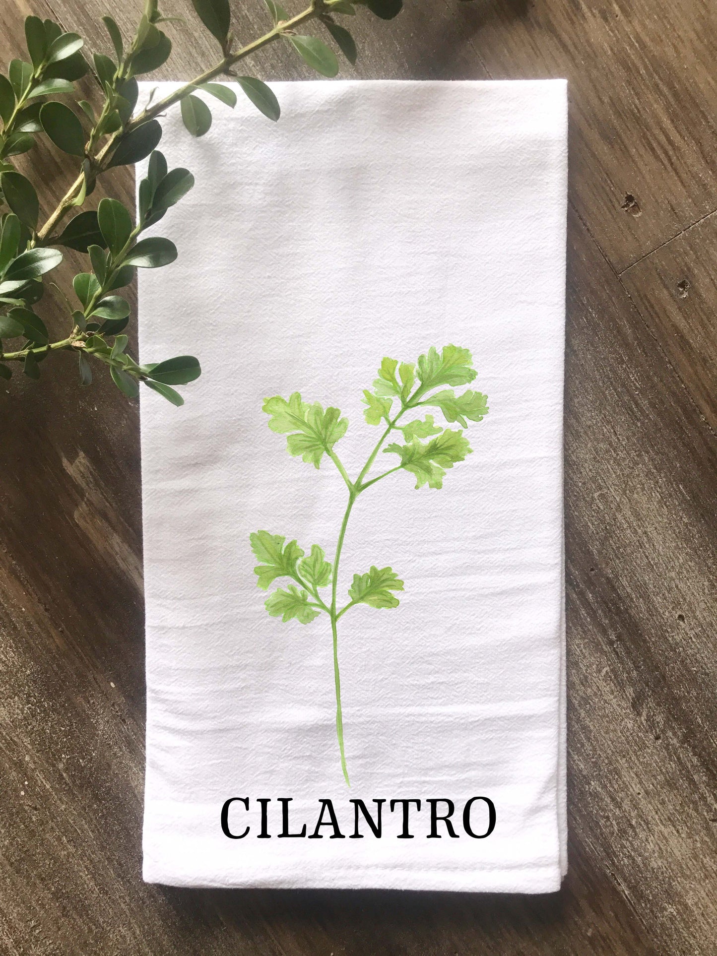 Cilantro Herb Floursack Towel - Returning Grace Designs