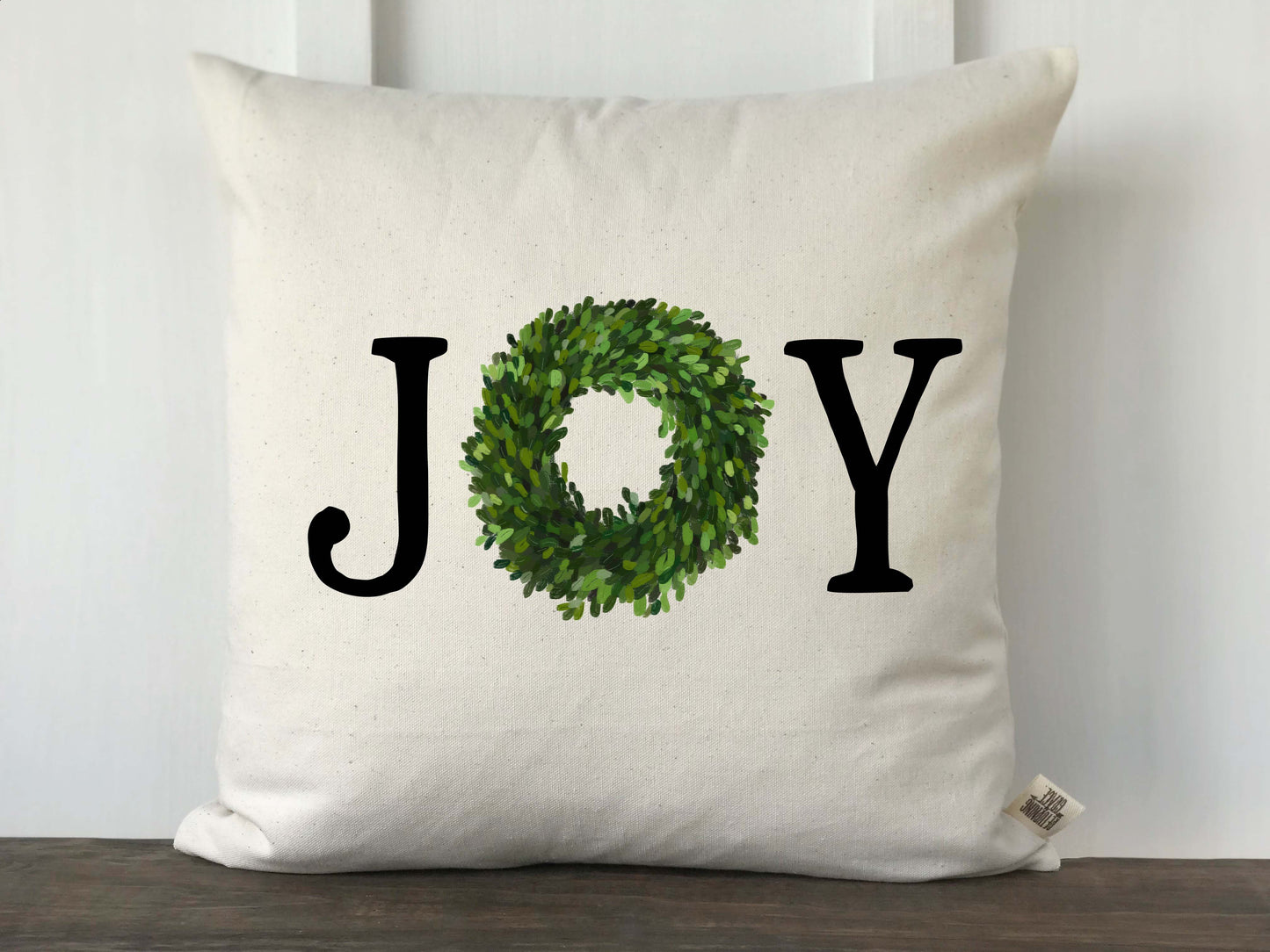 Joy Boxwood Pillow Cover - Returning Grace Designs