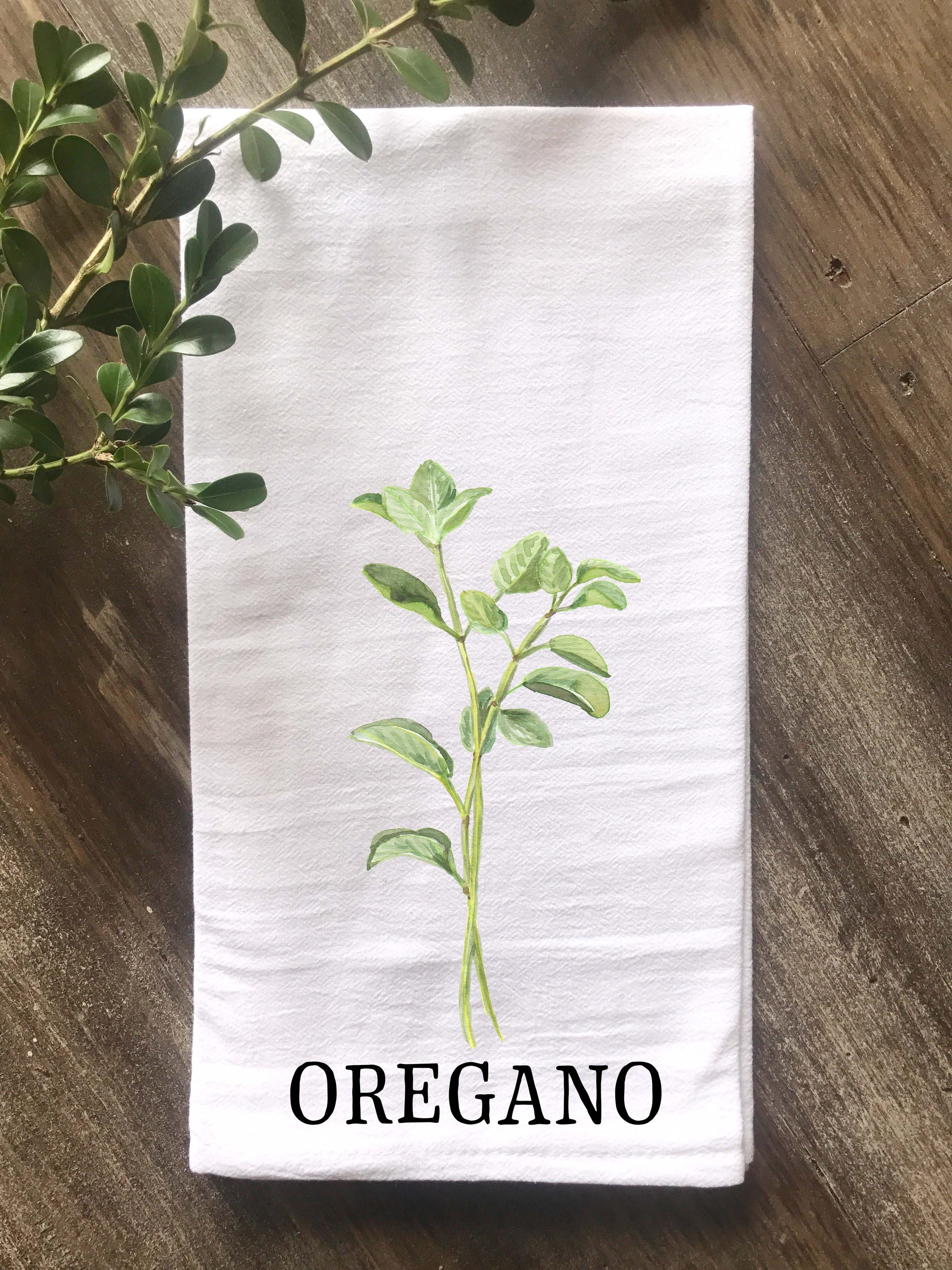 Oregano Herb Floursack Towel - Returning Grace Designs