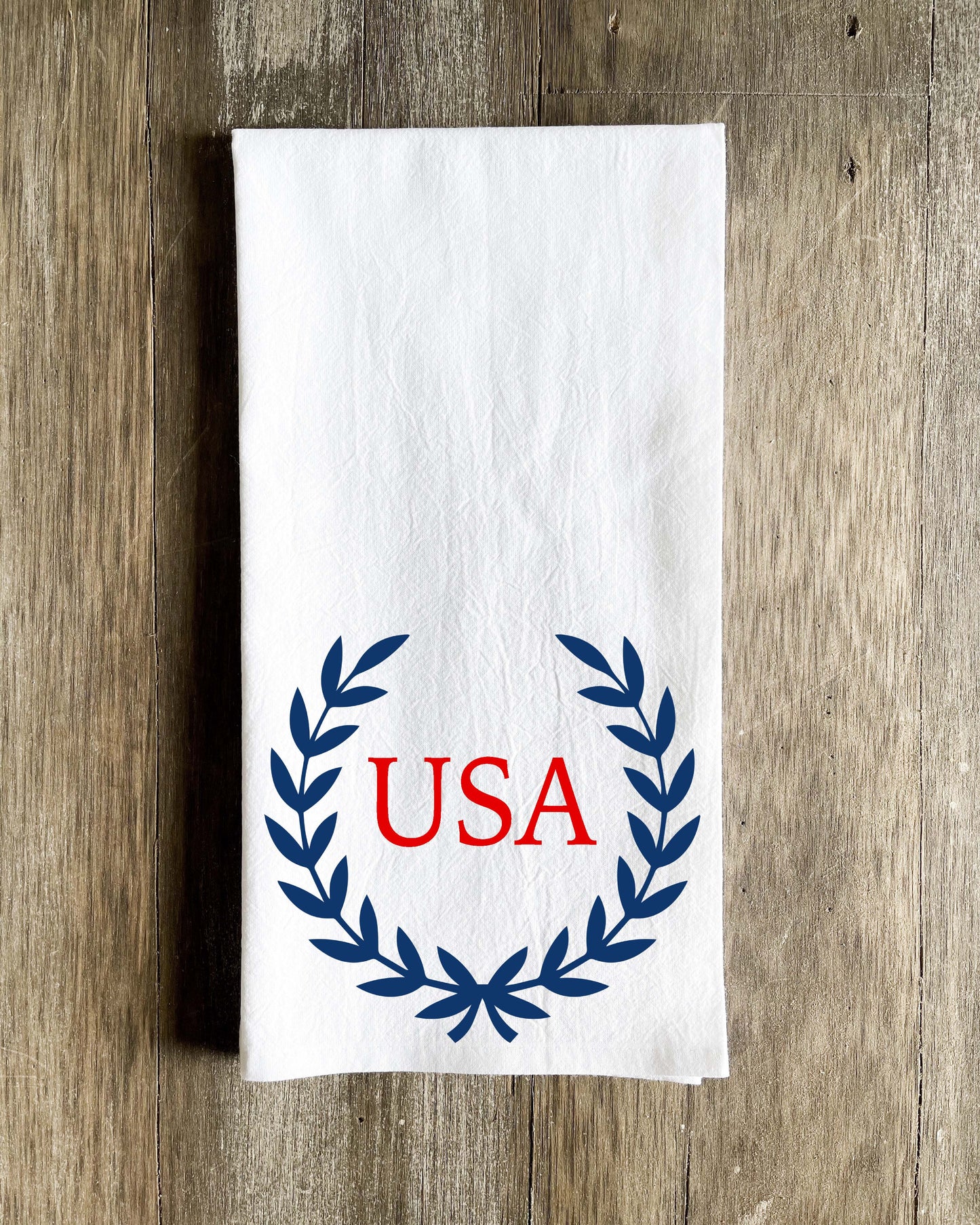 USA Laurel Tea Towel
