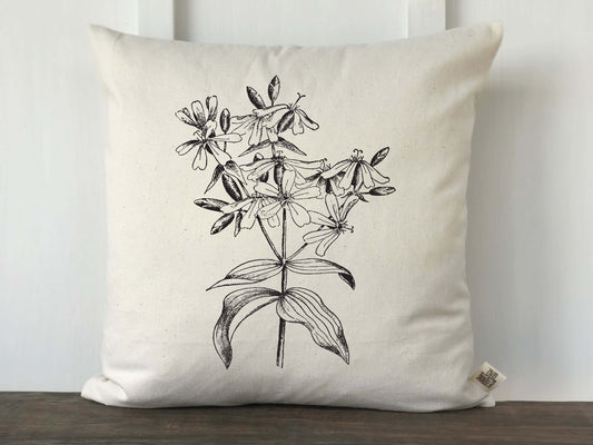 Vintage Wildflower No. 1 Pillow Cover