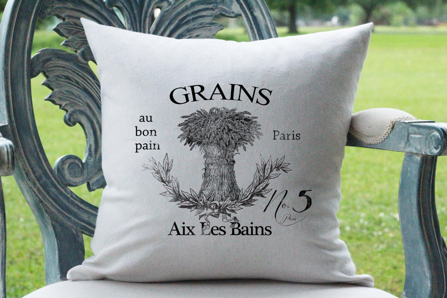 French Grains Pillow Cover - Returning Grace Designs
